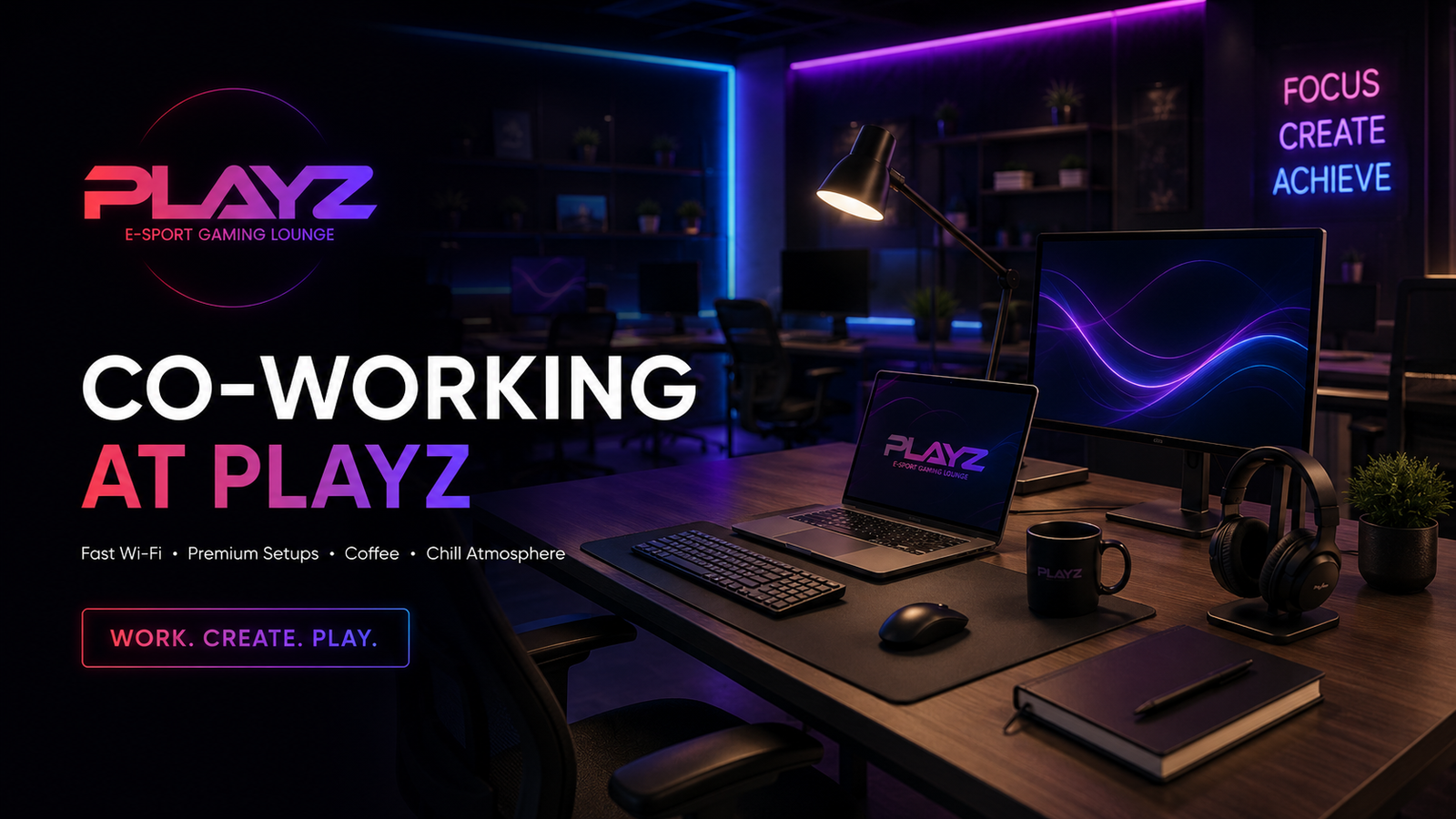 Coworking space in Torrevieja for remote work, freelancers and digital nomads at PLAYZ
