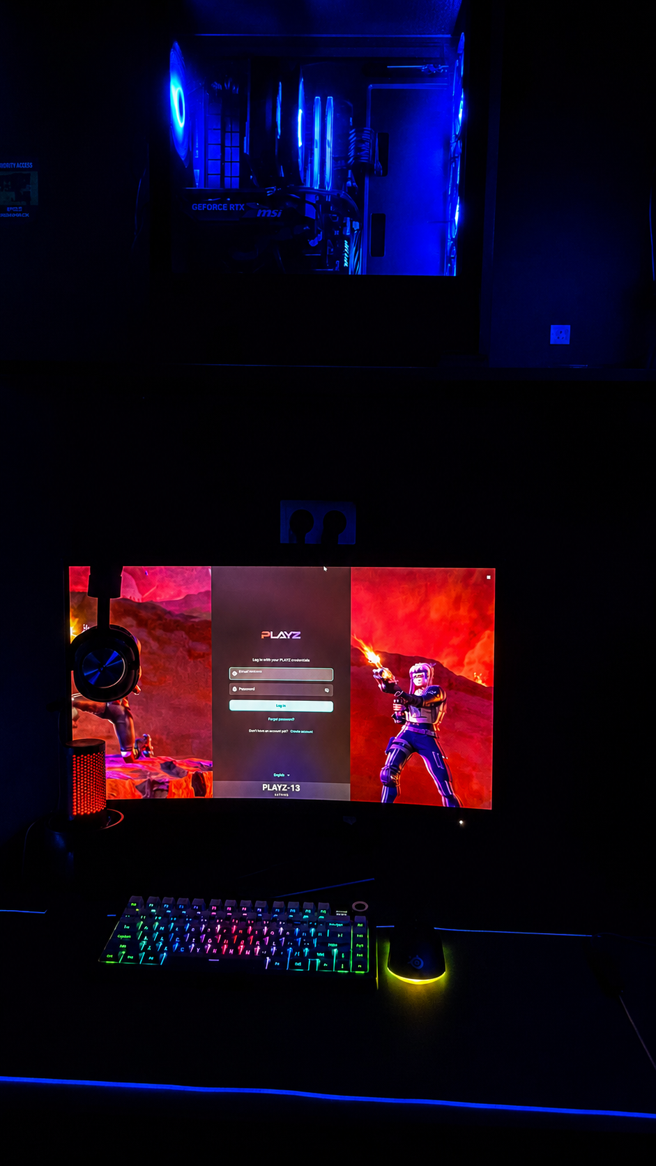 PC gaming setup premium en PLAYZ Torrevieja
